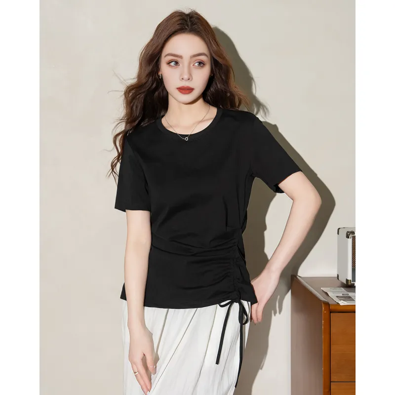FAWENXIANGZI Regular T Shirt Women's-4