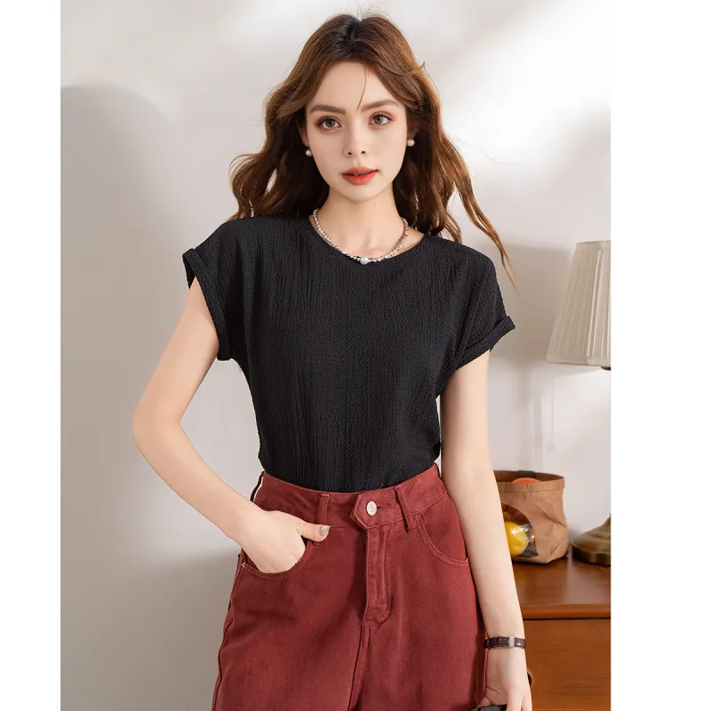FAWENXIANGZI Regular T Shirt Women's-3