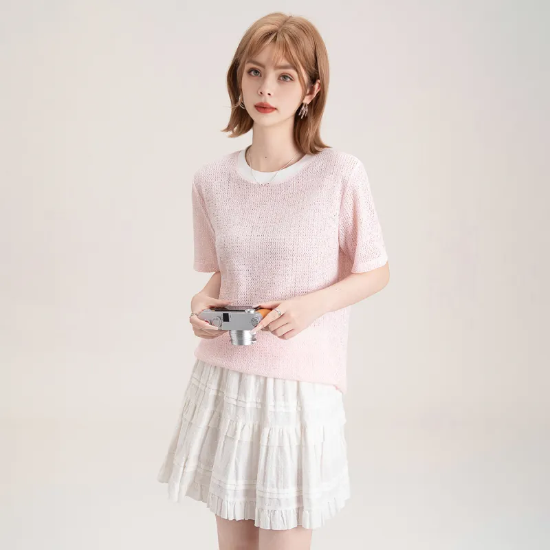 FAWENXIANGZI Regular T Shirt Women's-4
