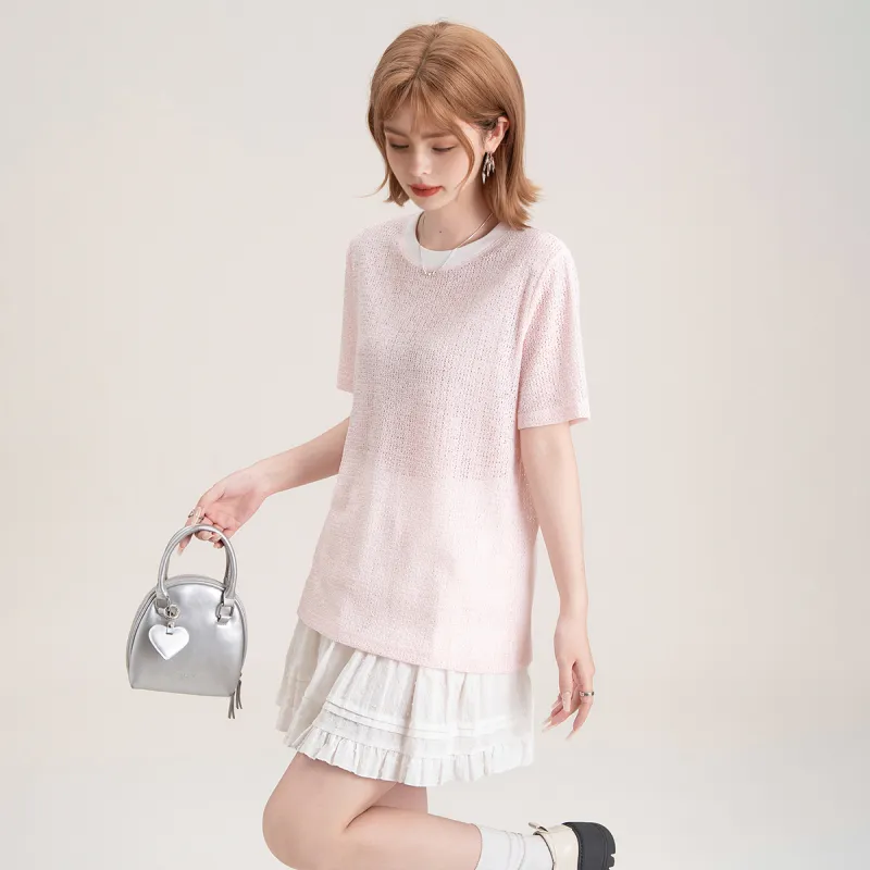 FAWENXIANGZI Regular T Shirt Women's-2