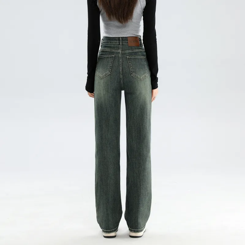 FAWENXIANGZI Jeans Women's Blue-5
