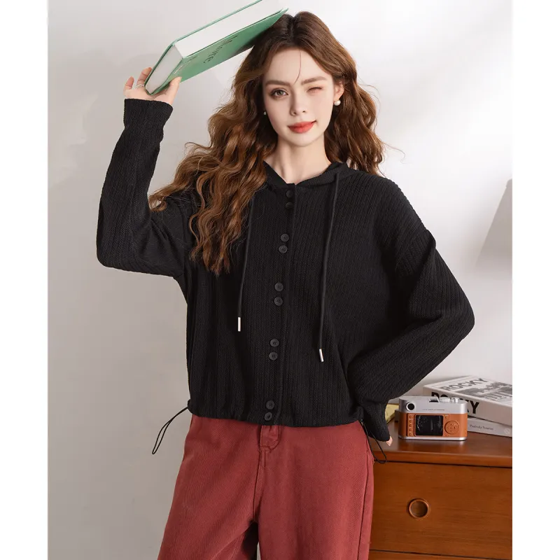 FAWENXIANGZI Knitwear Women's Black-4