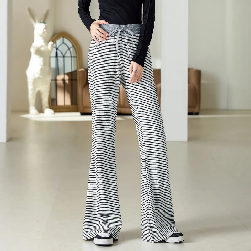 FAWENXIANGZI Casual Pants Slim Fit Women's-8