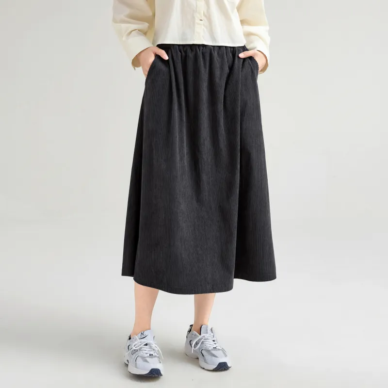 FAWENXIANGZI Casual Long Skirt Women's-8