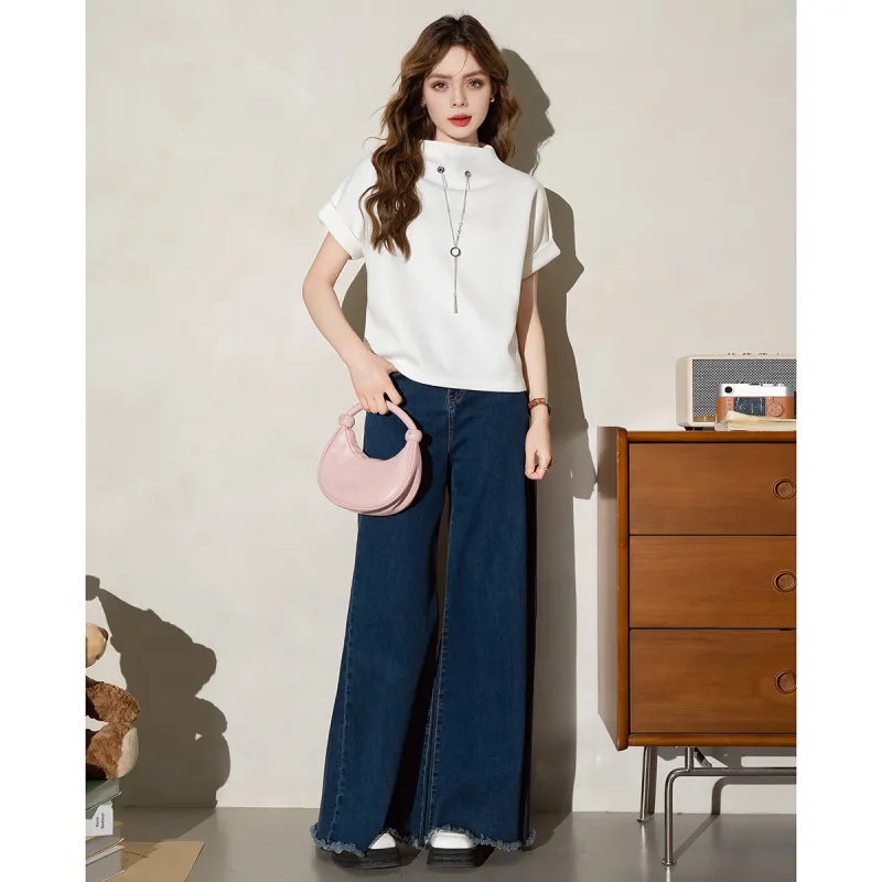 FAWENXIANGZI T Shirts Women's-5