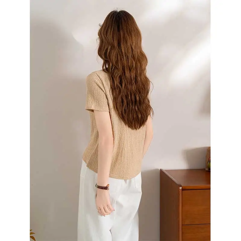 FAWENXIANGZI Regular T Shirt Women's-3