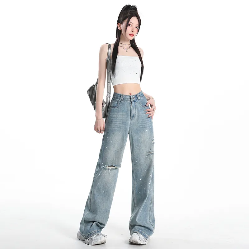 FAWENXIANGZI Jeans Women's-2