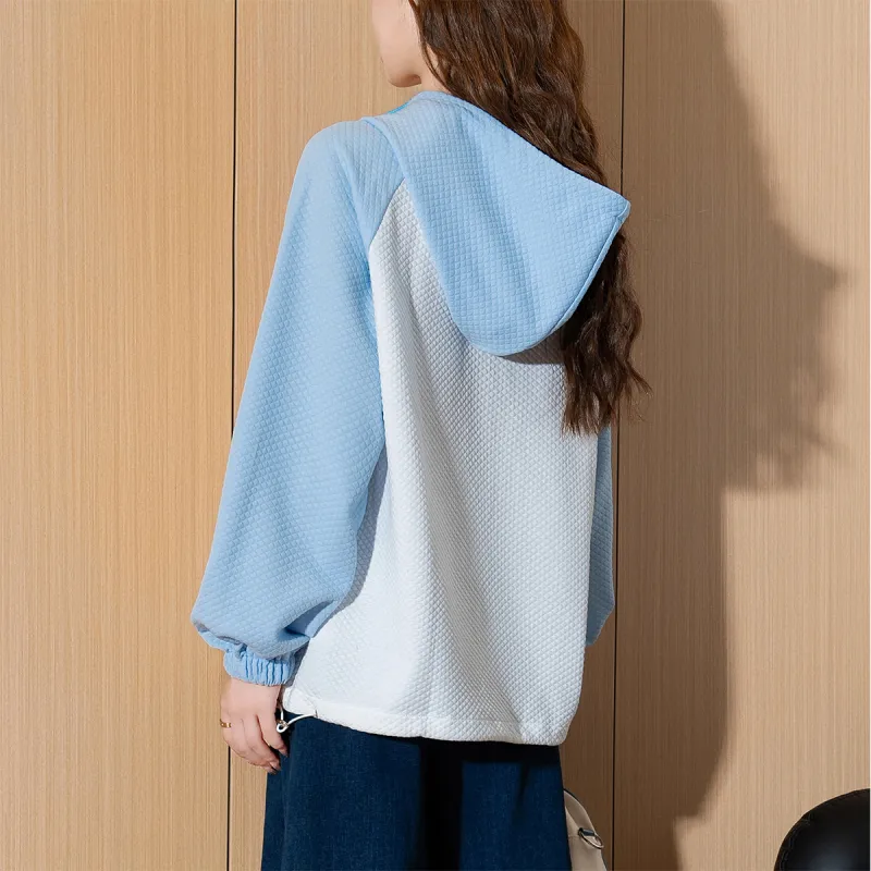 FAWENXIANGZI Sweatshirt Women's White-2