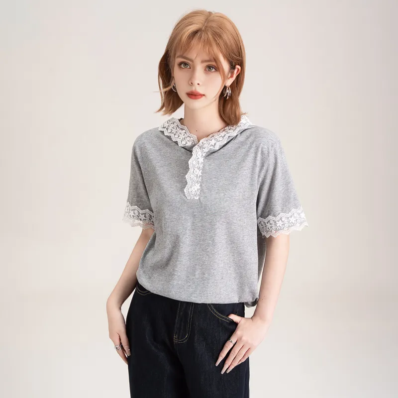 FAWENXIANGZI Regular T Shirt Women's-3