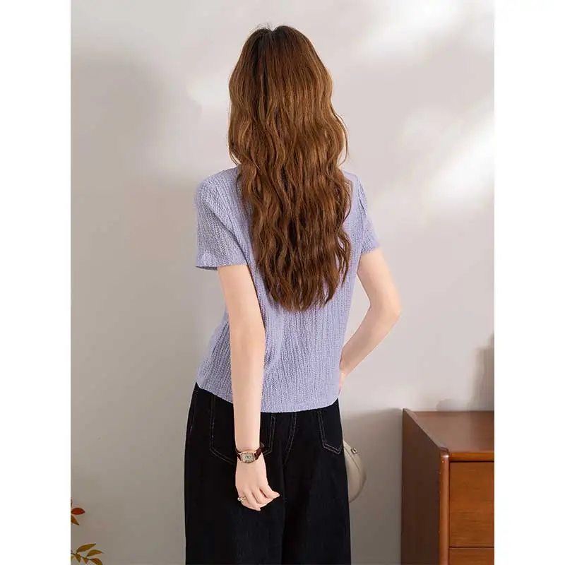 FAWENXIANGZI Regular T Shirt Women's-4