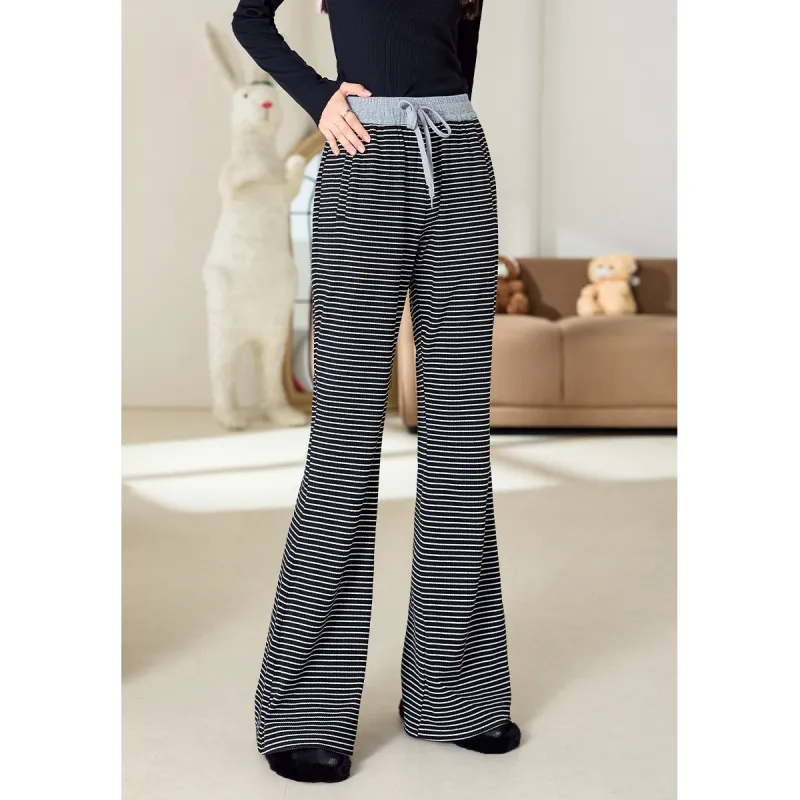 FAWENXIANGZI Casual Pants Slim Fit Women's-12
