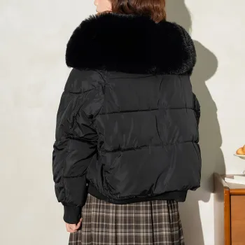 FAWENXIANGZI Puffer Jacket Women's Black