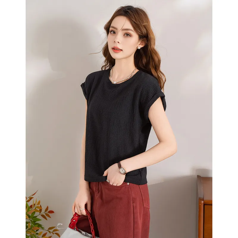 FAWENXIANGZI Regular T Shirt Women's-2