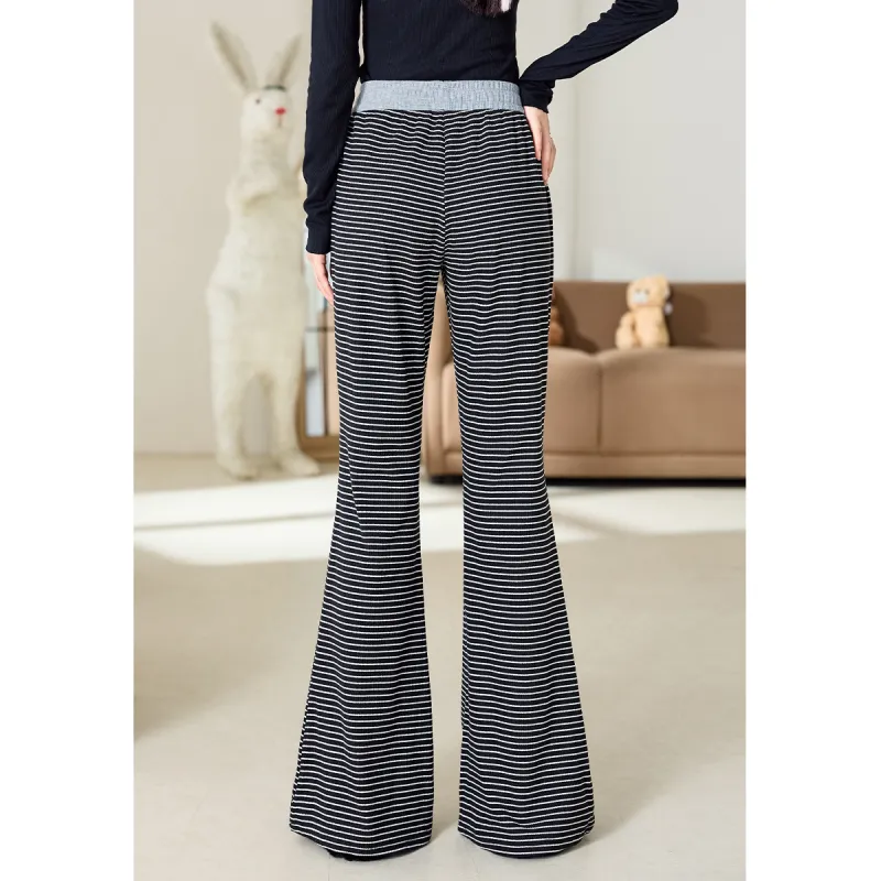 FAWENXIANGZI Casual Pants Slim Fit Women's-13