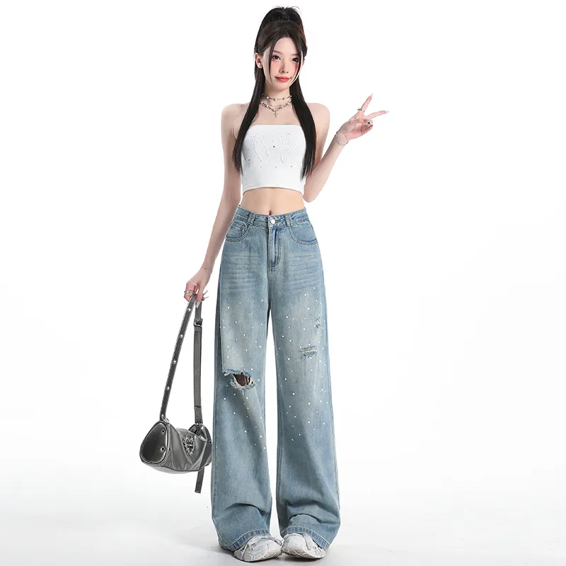 FAWENXIANGZI Jeans Women's-3