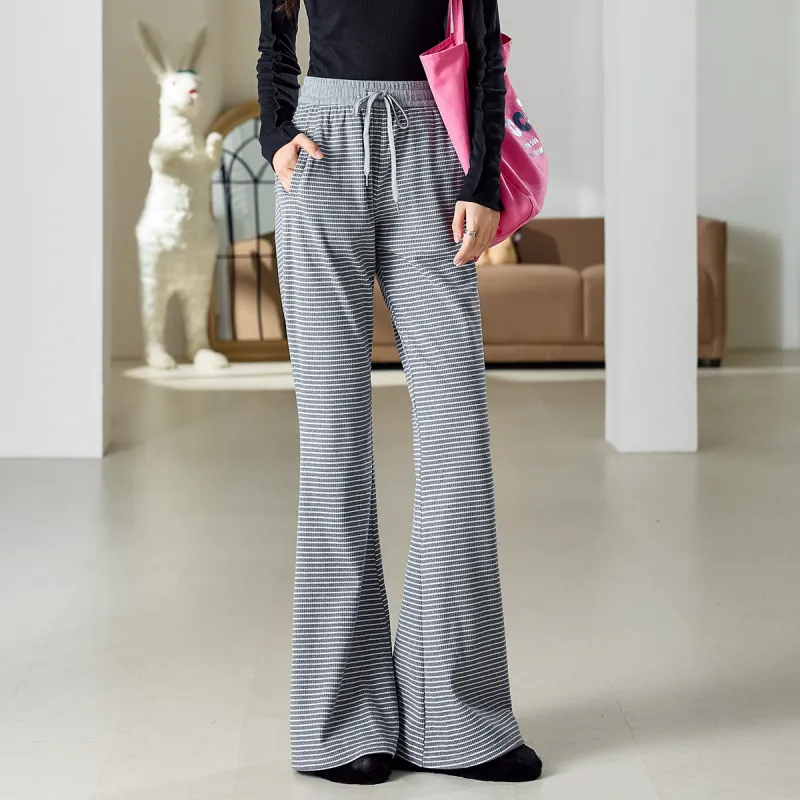 FAWENXIANGZI Casual Pants Slim Fit Women's-2