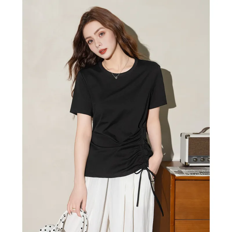 FAWENXIANGZI Regular T Shirt Women's-3