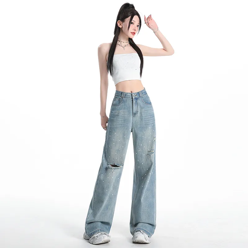 FAWENXIANGZI Jeans Women's-4