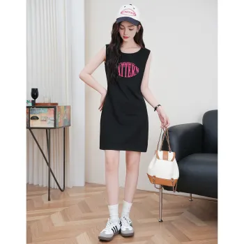 FAWENXIANGZI Sleeveless Dress Women's