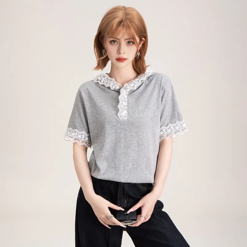FAWENXIANGZI Regular T Shirt Women's-2