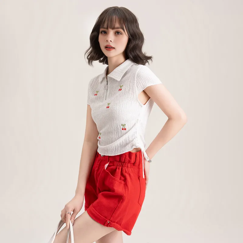 FAWENXIANGZI Regular T Shirt Women's-2