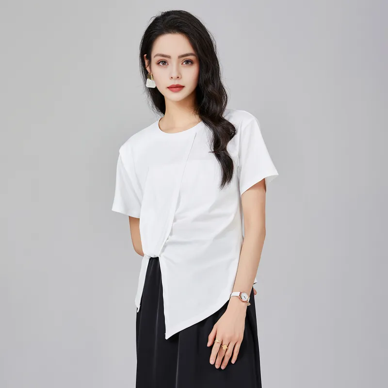 FAWENXIANGZI Regular T Shirt Women's-2