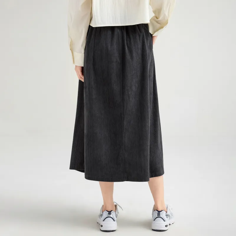 FAWENXIANGZI Casual Long Skirt Women's-9