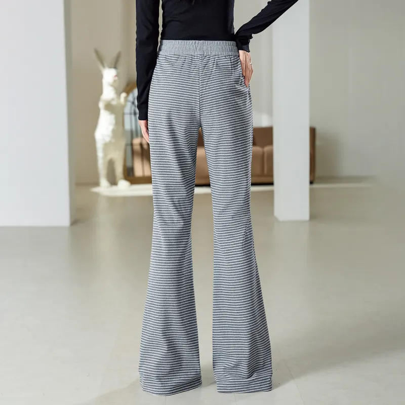 FAWENXIANGZI Casual Pants Slim Fit Women's-5