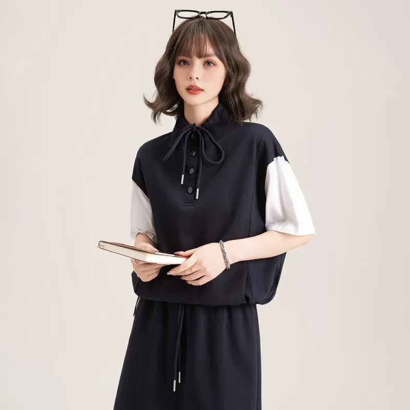 FAWENXIANGZI Two Piece Skirt Sets Women's-8