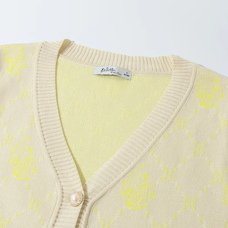 FAWENXIANGZI Knitwear Women's Apricot-4