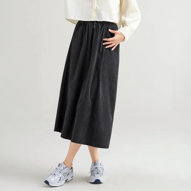 FAWENXIANGZI Casual Long Skirt Women's-6