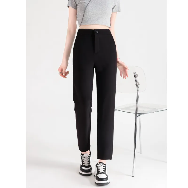FAWENXIANGZI Casual Pants Women's Black-5