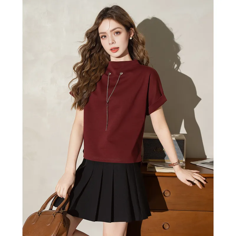 FAWENXIANGZI T Shirts Women's-2