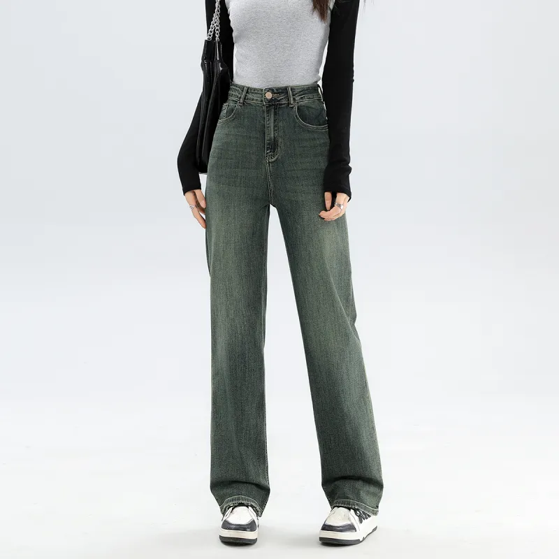 FAWENXIANGZI Jeans Women's Blue-3
