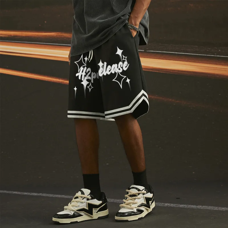 H2P Basketball Shorts Unisex-13