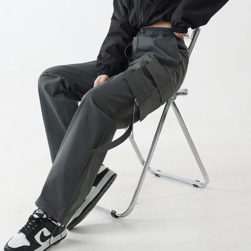 H2P Casual Pants Unisex Mauve Brown-16
