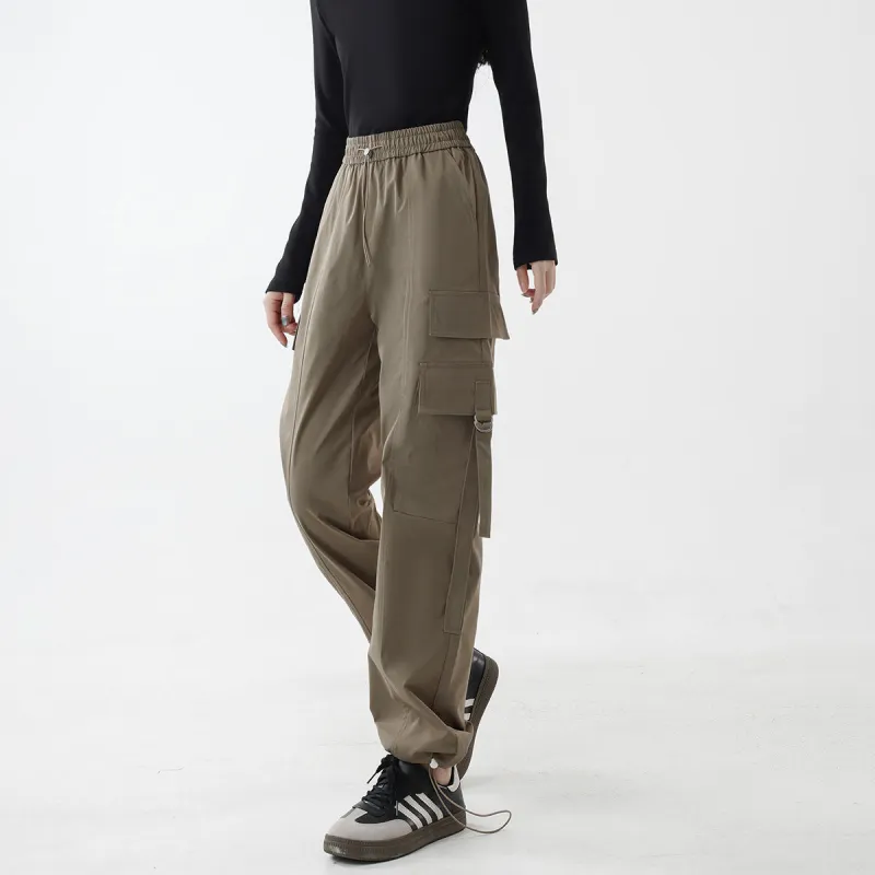 H2P Casual Pants Unisex Mauve Brown-5
