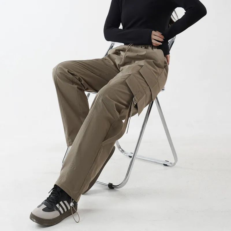 H2P Casual Pants Unisex Mauve Brown-8