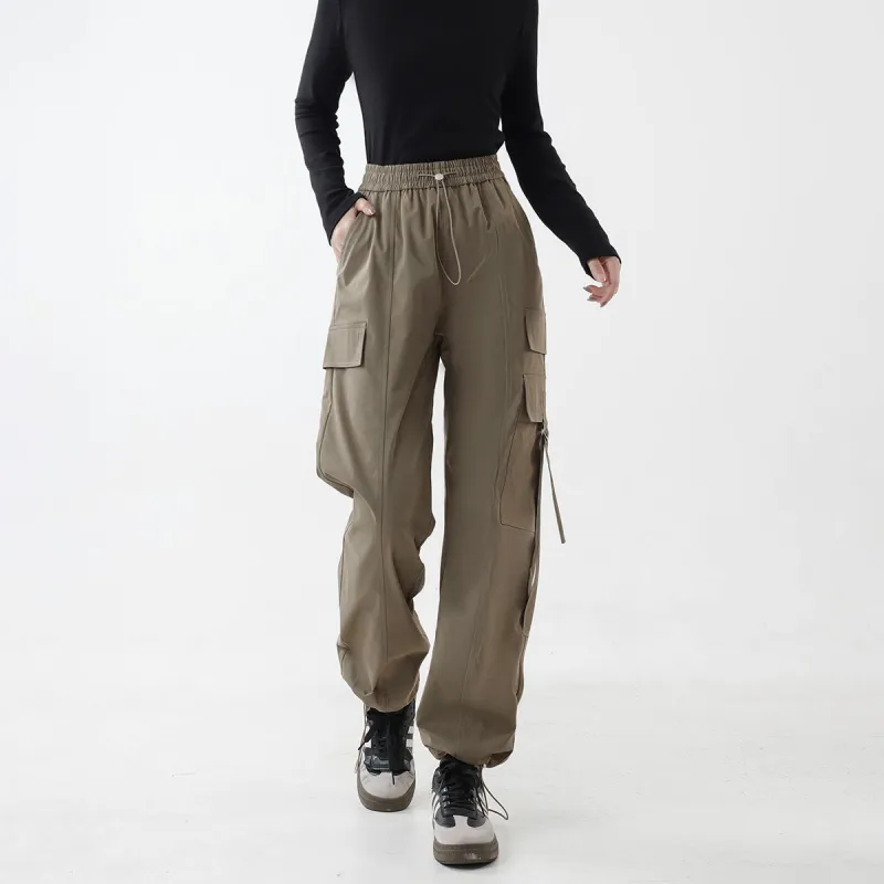 H2P Casual Pants Unisex Mauve Brown-4