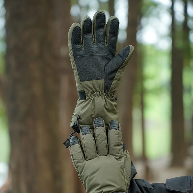 TANLU Ski Gloves Warm Cotton Cold Resistant Windproof And Waterproof Gloves Unisex-6
