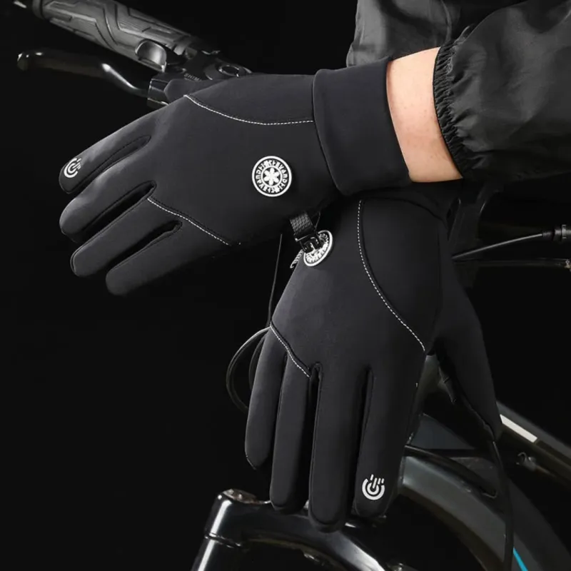 TANLU Riding Equipment Cycling Glove Outdoor Unisex Polyamide/Silicone/Polar Fleece-4