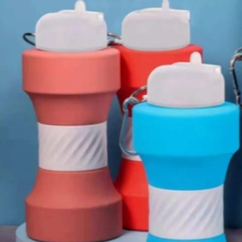 TANLU Outdoor Water Equipment Water Container 650ml Camping And Barbecue Silicone-8