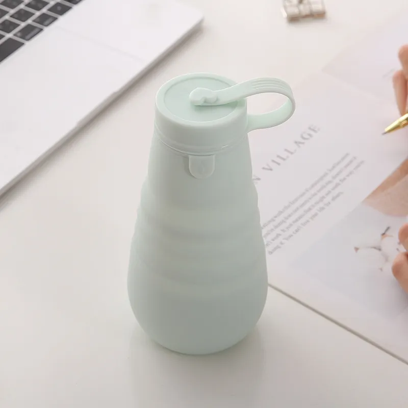 TANLU Outdoor Water Equipment Outdoor Water Bottle 500ml Camping And Barbecue Silicone-1
