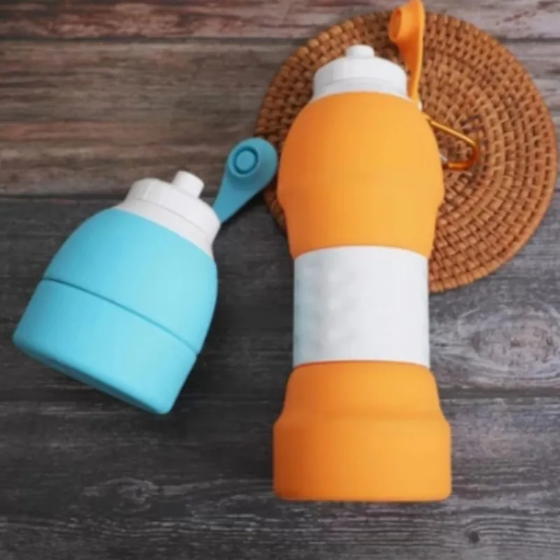 TANLU Outdoor Water Equipment Water Container 650ml Camping And Barbecue Silicone-5