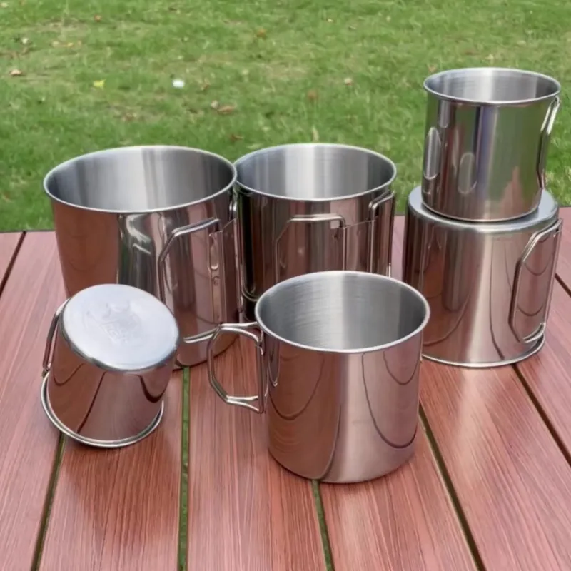 TANLU Outdoor Water Equipment 250ml 350ml 550ml Camping And Barbecue Stainless Steel-3