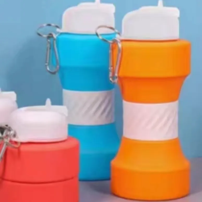 TANLU Outdoor Water Equipment Water Container 650ml Camping And Barbecue Silicone-4