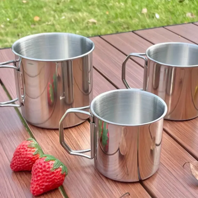 TANLU Outdoor Water Equipment 250ml 350ml 550ml Camping And Barbecue Stainless Steel-4