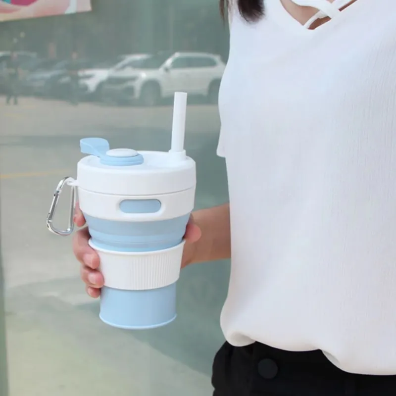 TANLU Outdoor Water Equipment Water Container 350ml Camping And Barbecue Silicone-6
