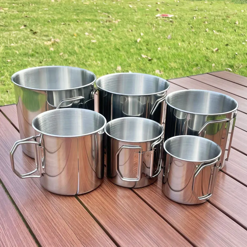 TANLU Outdoor Water Equipment 250ml 350ml 550ml Camping And Barbecue Stainless Steel-2