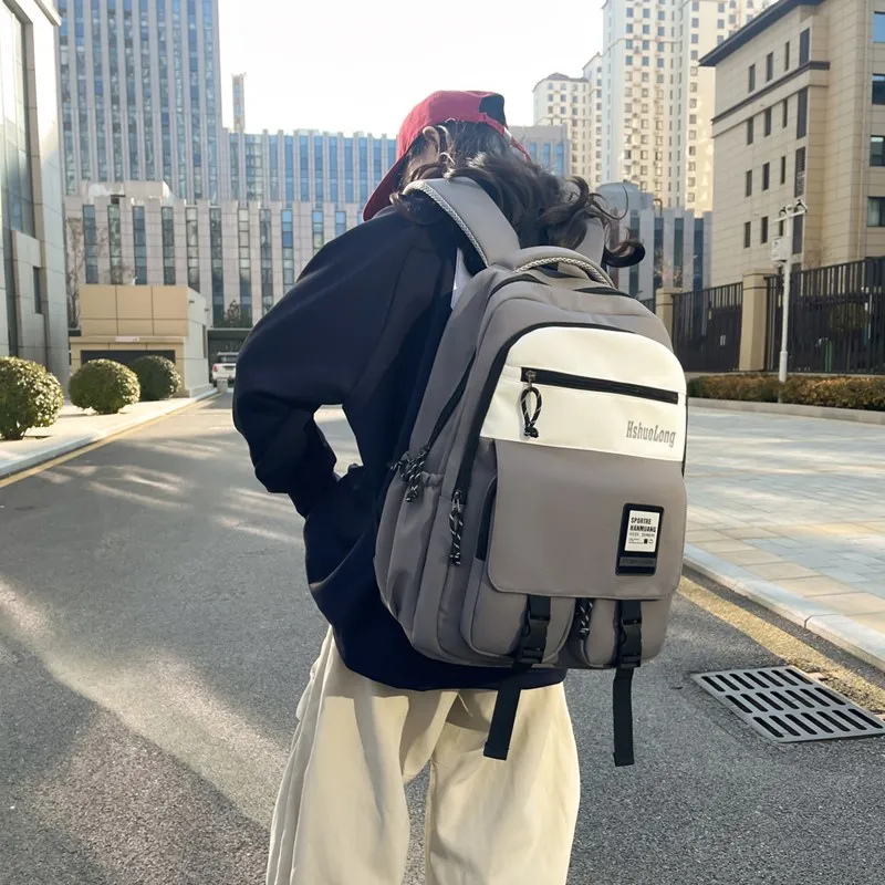 BRABOSTON Nylon Backpack Regular Unisex Multicolor-3